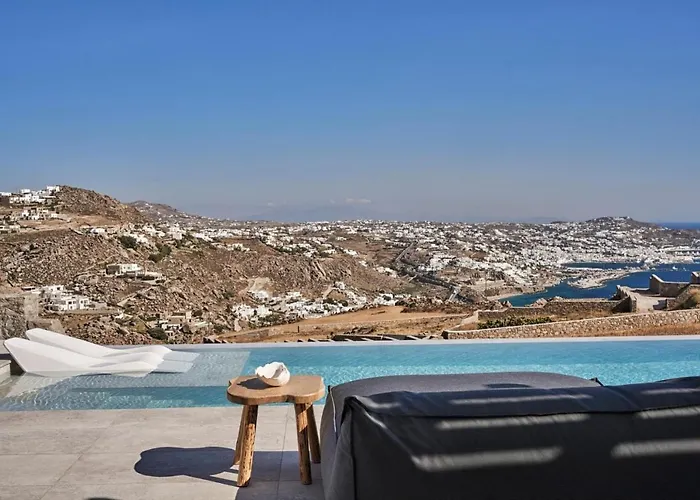 Annez With Private Pool Panoramic Sea View Villa Mykonos Town
