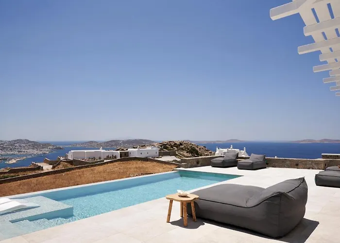 Villa Annez With Private Pool Panoramic Sea View Mykonos Town