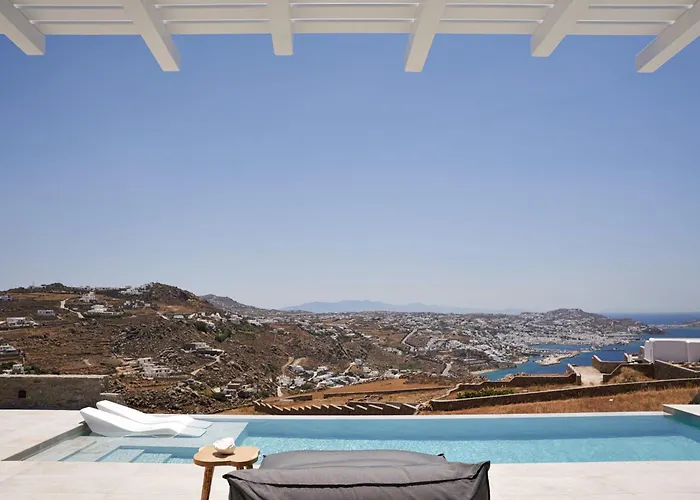 Villa Annez With Private Pool Panoramic Sea View Mykonos Town